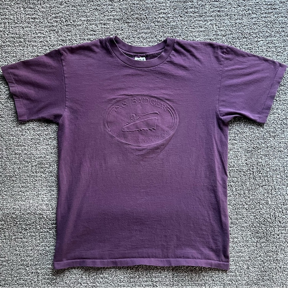 1990’s Anvil “S.S Badger: Lake Michigan Carferry” Single Stitch T-shirt